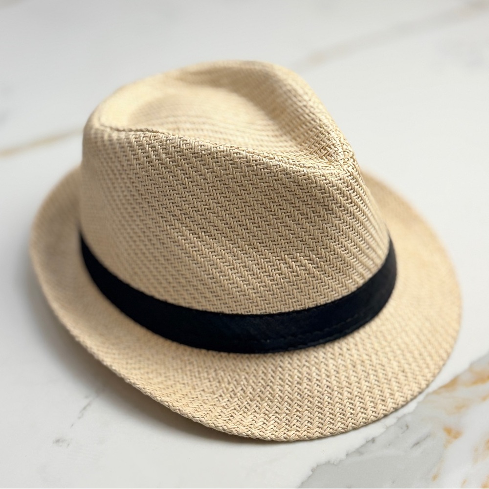 Women's Beige Straw Hat by